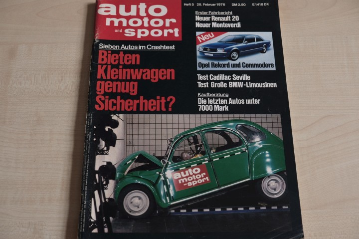 Deckblatt Auto Motor und Sport (05/1976)